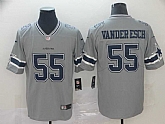 Nike Cowboys 55 Leighton Vander Esch Gray Inverted Legend Limited Jersey,baseball caps,new era cap wholesale,wholesale hats